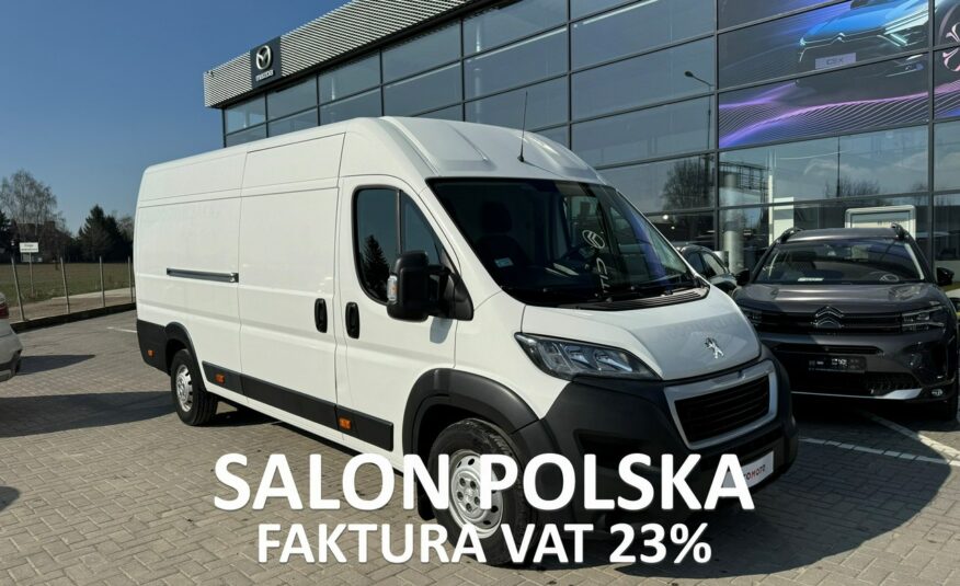 Peugeot Boxer Salon Polska L4 Max Dealer Autoryzowany Vat23% Zadbany