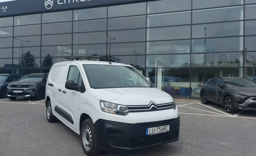 Citroen Berlingo Berlingo Van XL 100KM wersja 3 miejscowa ,duży ekran 8″ Demo