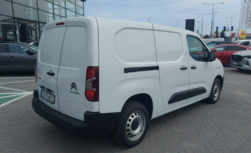 Citroen Berlingo Berlingo Van XL 100KM wersja 3 miejscowa ,duży ekran 8″ Demo