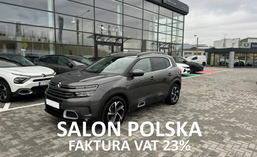 Citroen C5 Aircross Salon Polska 39 Tys Km SHINE Dealer Autoryzowany Jak Nowy Vat 23% ASO