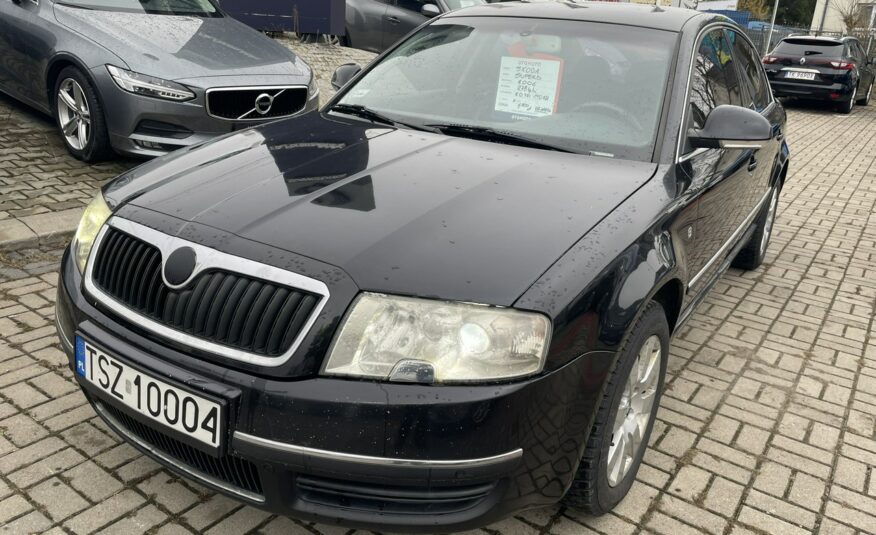 Škoda Superb 2.0TDI Skóra, grzane fotele, kanapa tylna, bogata wersja Kielce I (2001-2008)