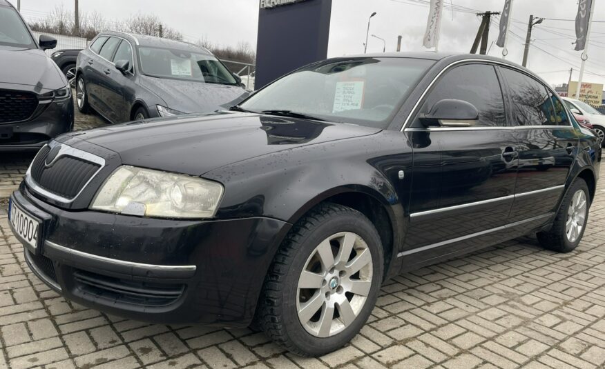 Škoda Superb 2.0TDI Skóra, grzane fotele, kanapa tylna, bogata wersja Kielce I (2001-2008)